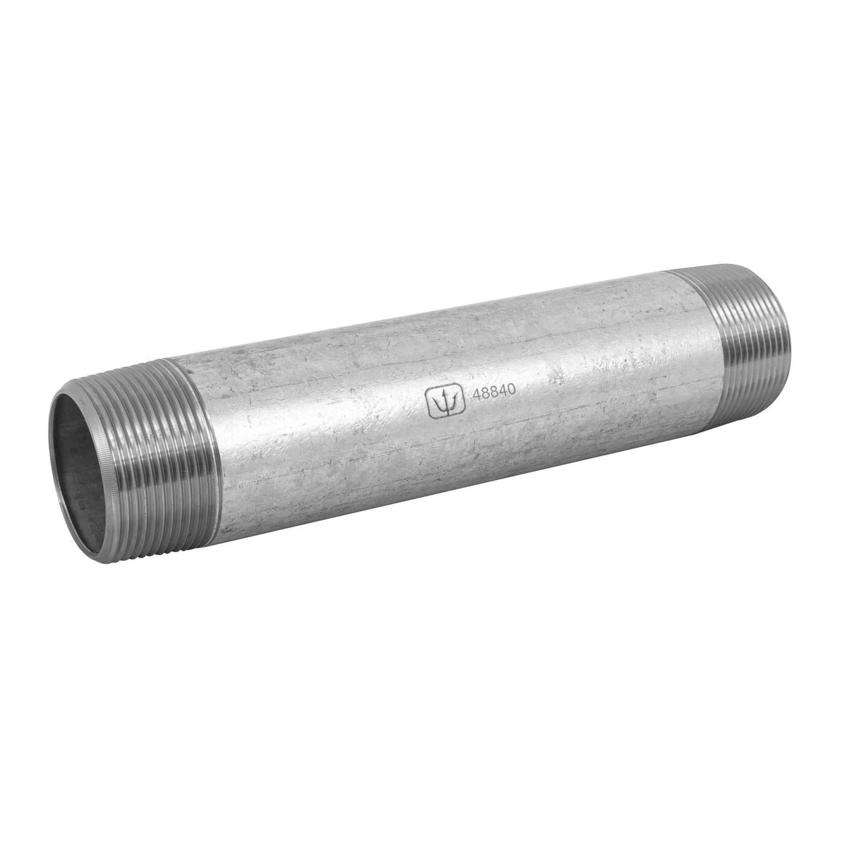 Niple de acero galvanizado 1-1/2 x FOSET 10"