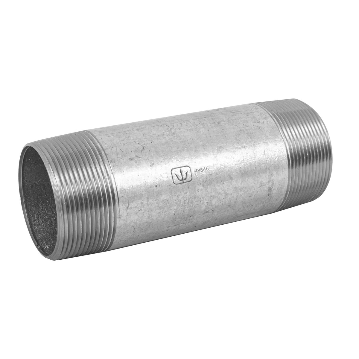 Niple de acero galvanizado 2 x FOSET 8"