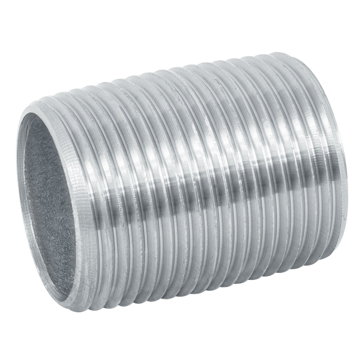 Niple de acero galvanizado cuerda corrida FOSET 1"