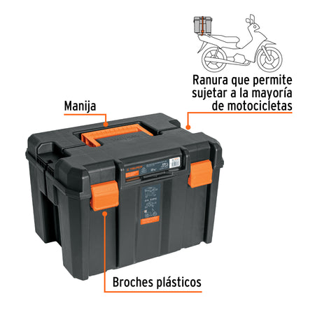 Caja para herramienta profunda de 17"x12" TRUPER