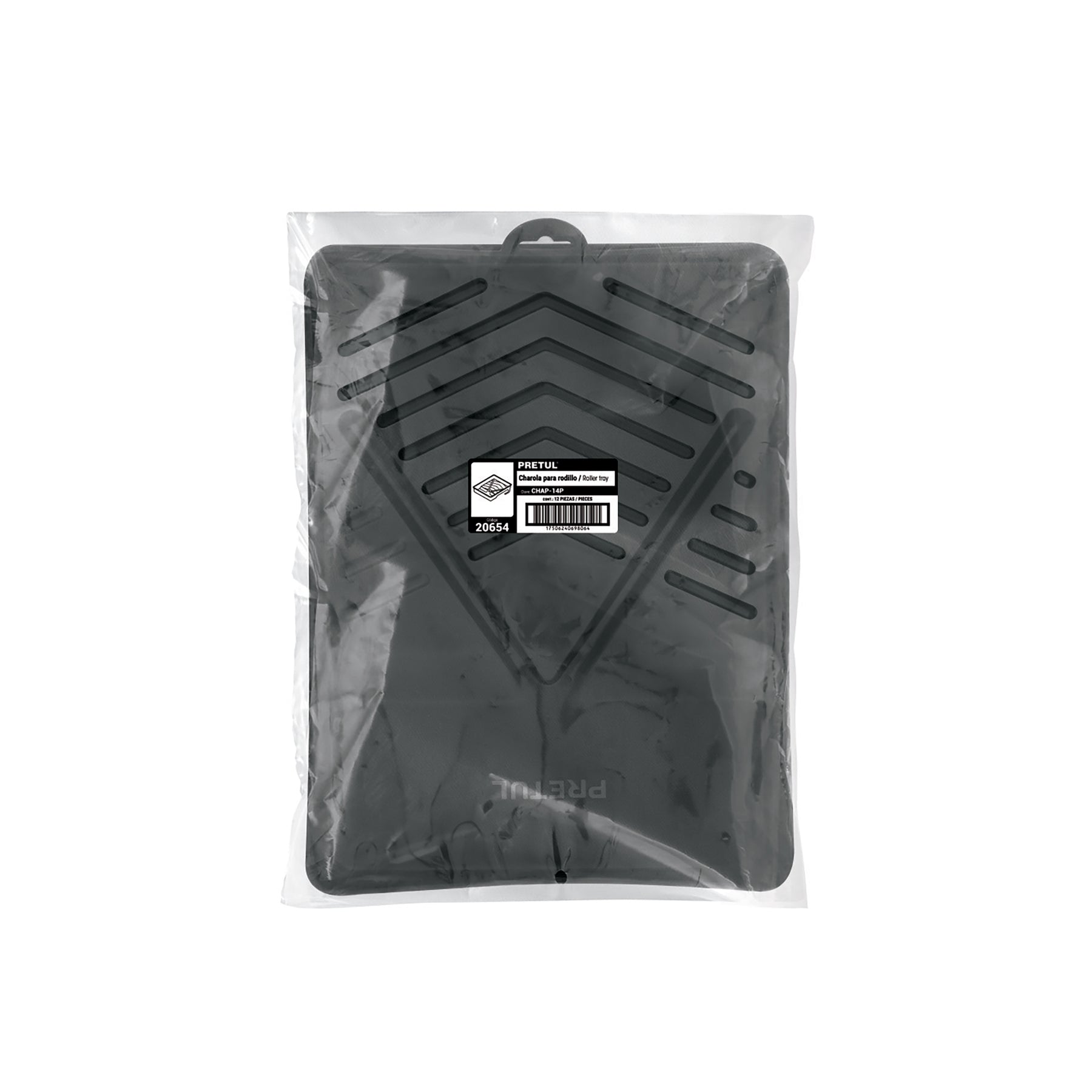 Charola para rodillo 9" PRETUL