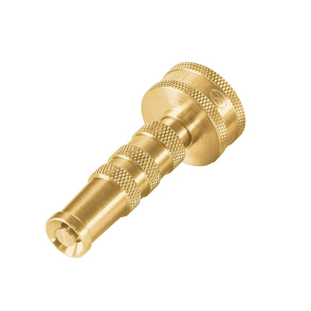 Chiflon 3" de laton maquinado para manguera Truper