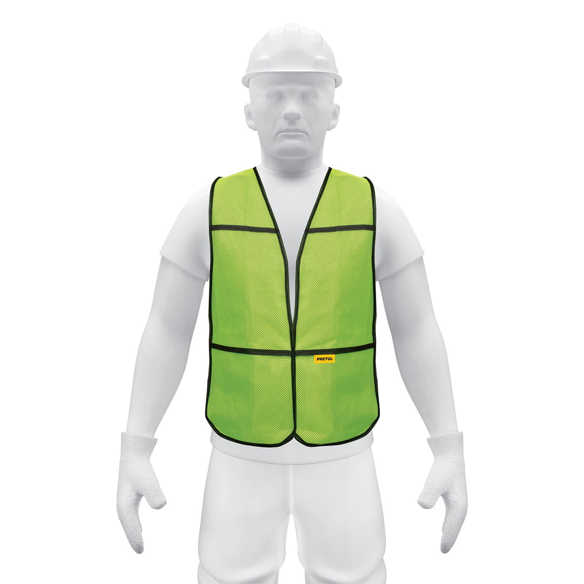 Chaleco de seguridad uso de dia Pretul verde