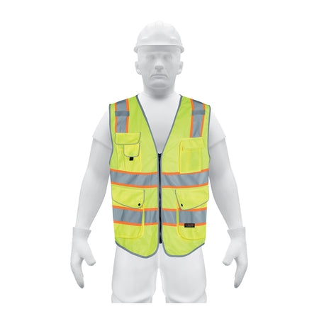 Chaleco de seguridad de alta visibilidad, verde, XG, EXPERT