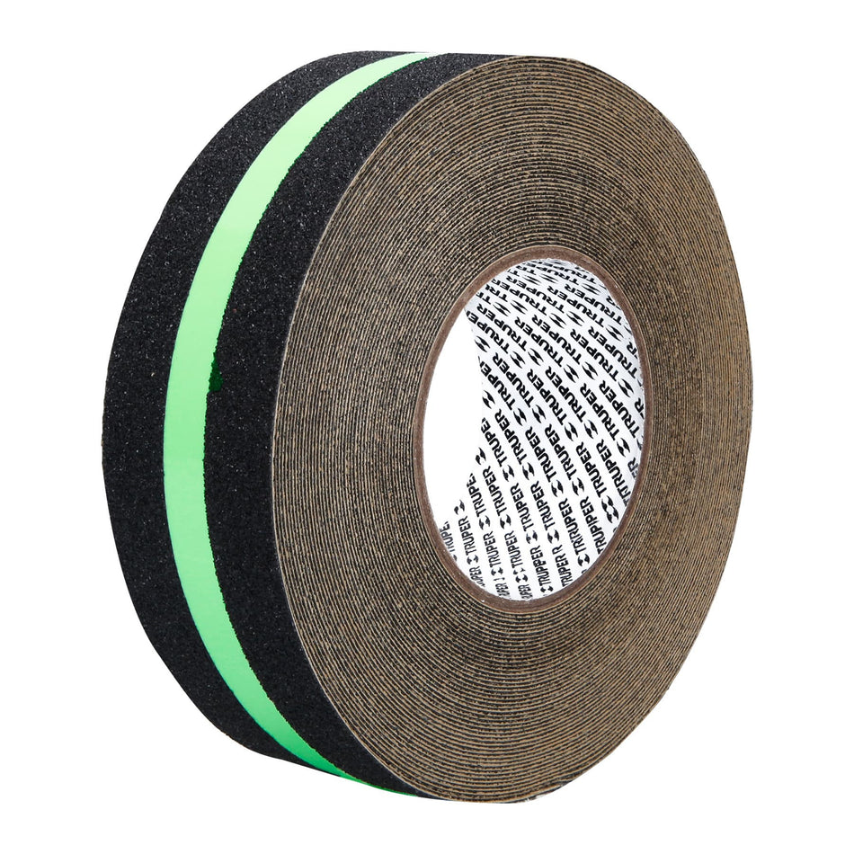 Rollo de cinta antiderrapante fotolumini. abrasivo 18 m