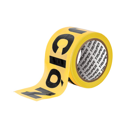 Rollo de 100 m de cinta delimitadora "Precaucion" Truper