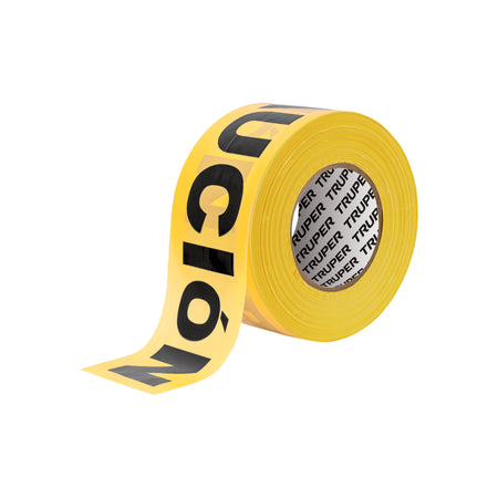 Rollo de 305 m de cinta delimitadora "Precaucion" Truper