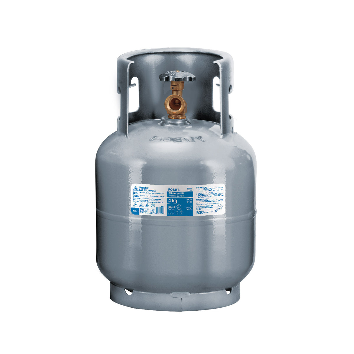 Cilindro portatil para gas LP 4kg (9lb) FOSET