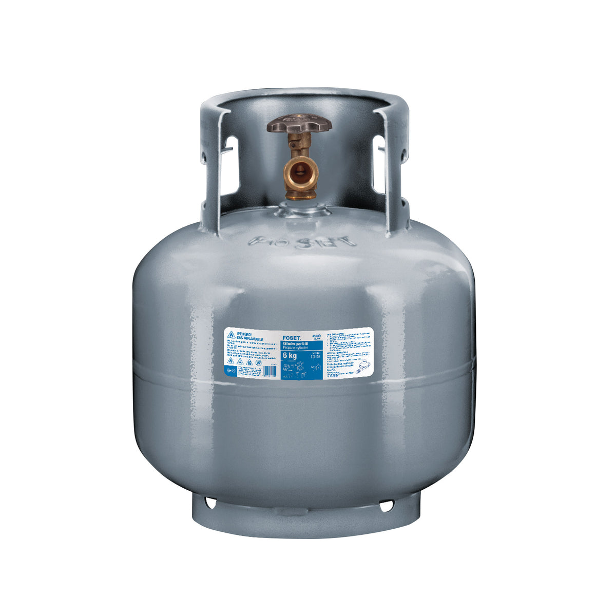 Cilindro portatil para gas LP 6kg (13lb) FOSET