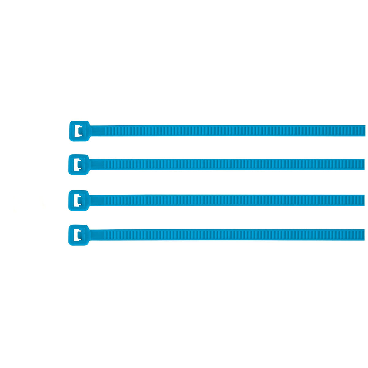 Bolsa con 50 cinchos plasticos 50 lb 300 x 4.5 mm azules