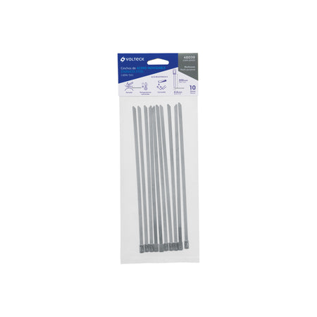Bolsa con 10 cinchos de 20 cmacero inoxidable99 lbVOLTECK