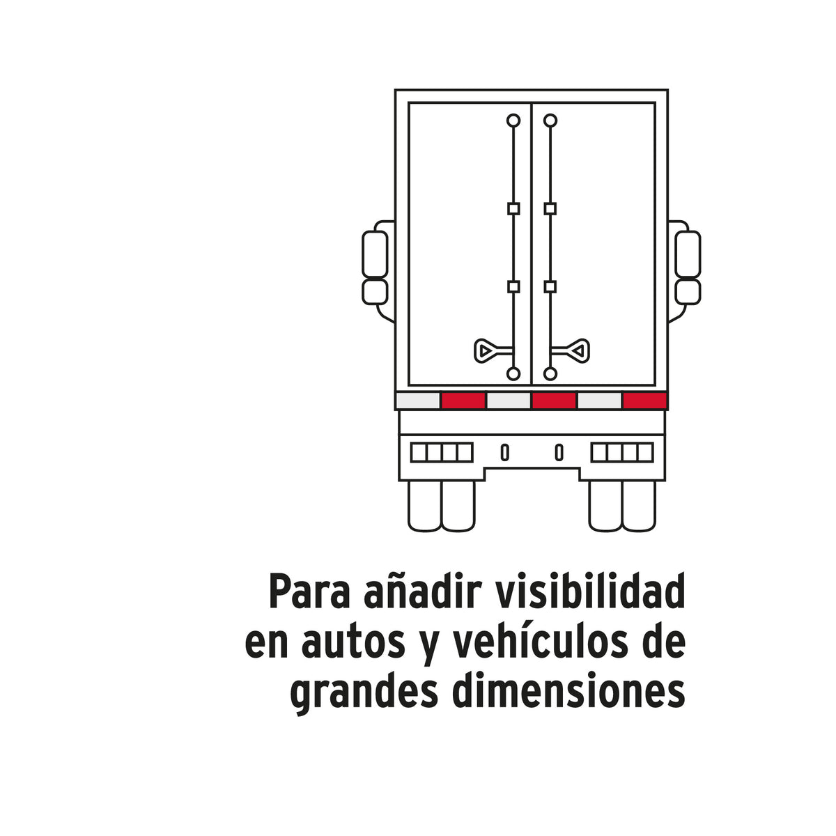 Rollo de 9 m x 2" de cinta reflejante de PVC Truper