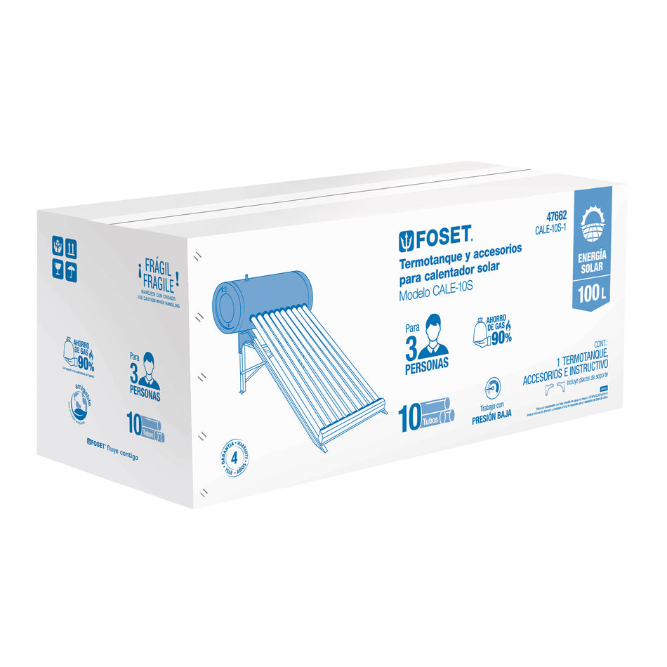 Caja de empaque de repuesto para termotanque CALE-10S