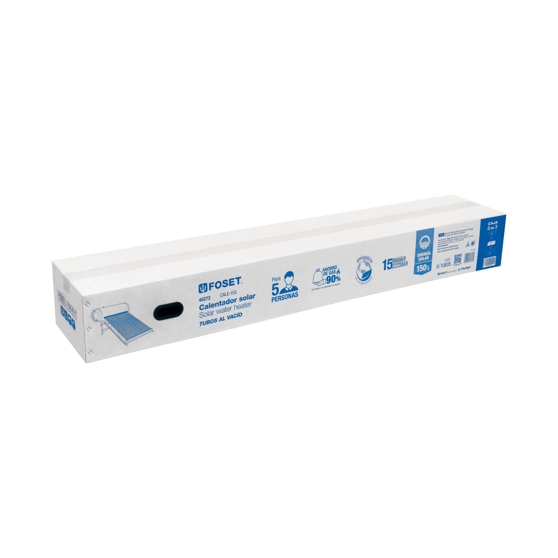 Caja de empaque de repuesto para tubos CALE-15S, FOSET