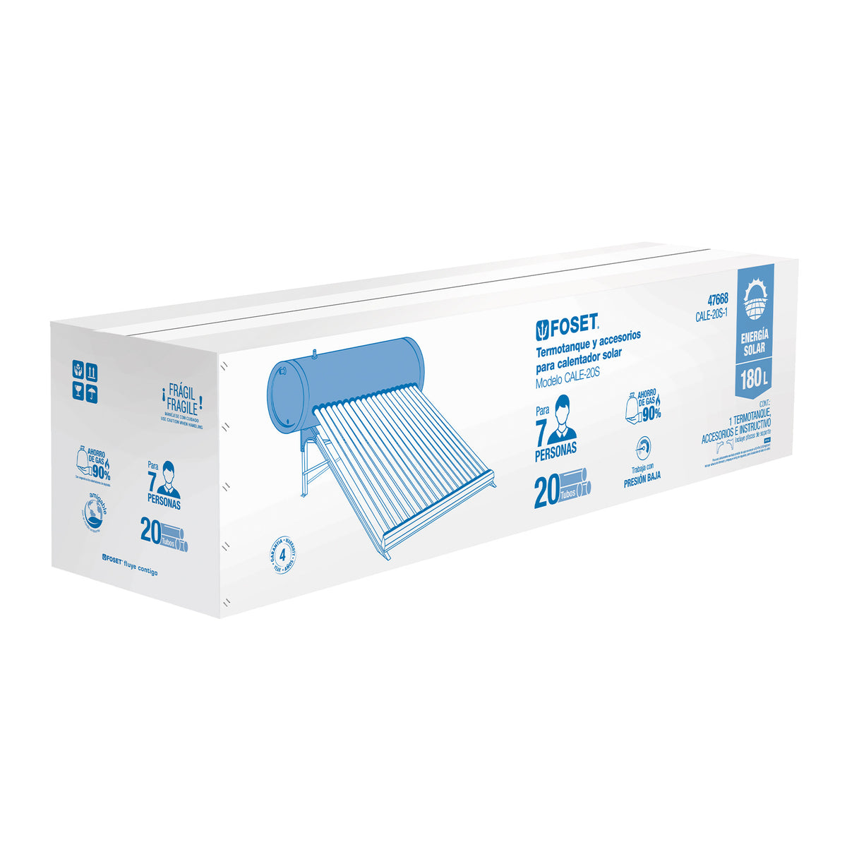 Caja de empaque de repuesto para termotanque CALE-20S