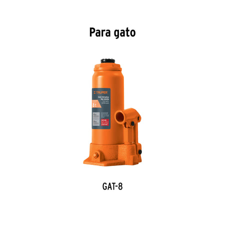 Caja de empaque de repuesto para GAT-8, Truper