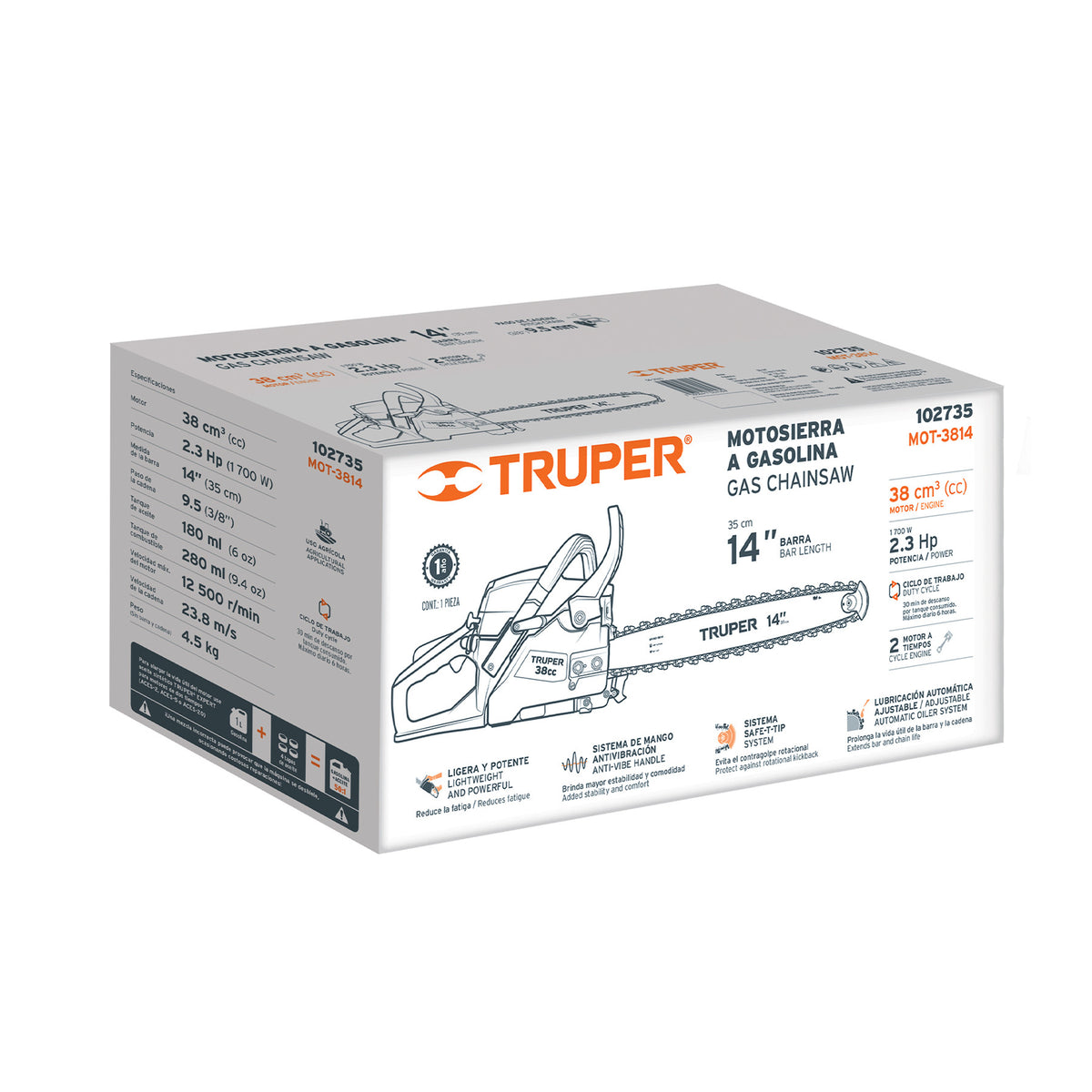 Caja de empaque de repuesto para MOT-4516, Truper