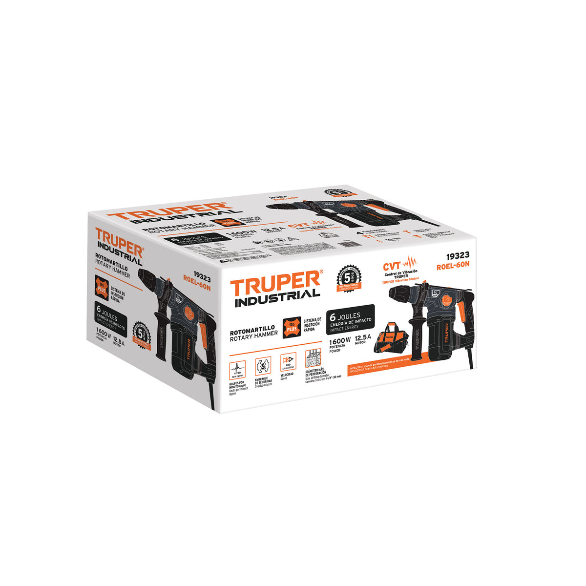 Caja de empaque de repuesto para ROEL-60N, TRUPER INDUSTRIAL