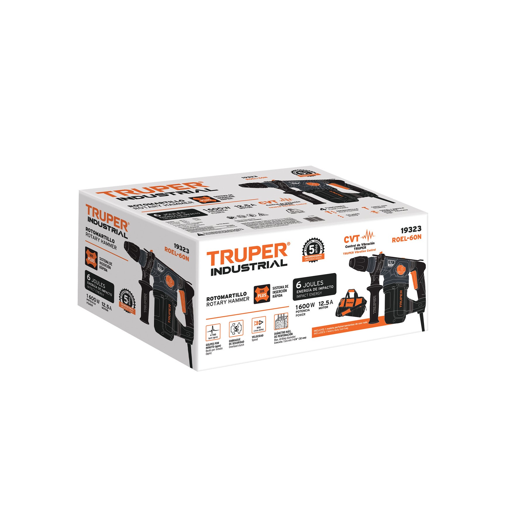Caja de empaque de repuesto para ROEL-60N, TRUPER INDUSTRIAL