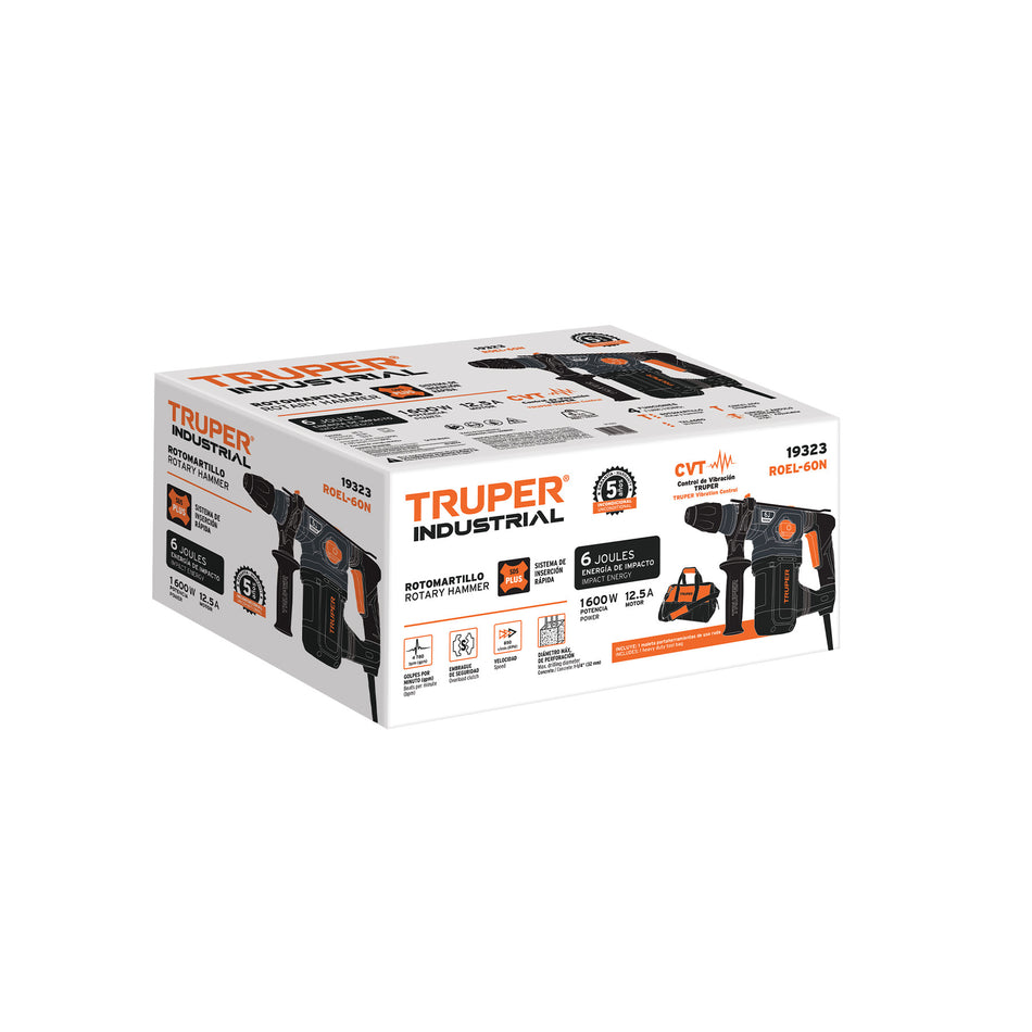 Caja de empaque de repuesto para ROEL-60N, TRUPER INDUSTRIAL