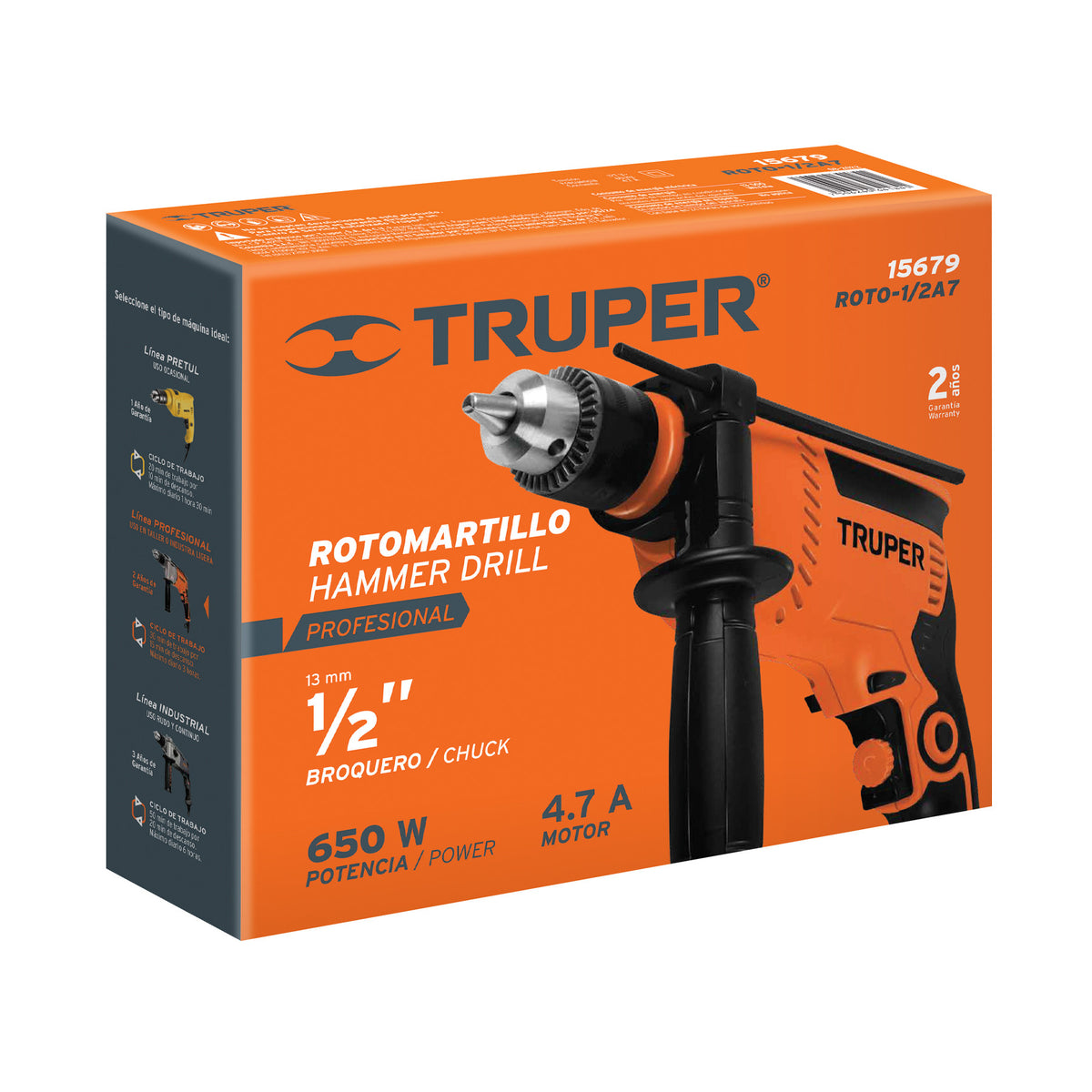 Caja de empaque de repuesto para ROTO-1/2N8, Truper