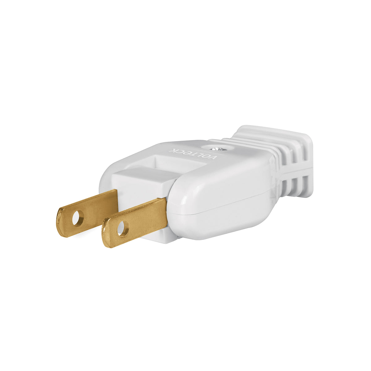 Clavija sencilla tipo bisagra Volteck