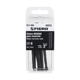 Blisterclavos negros para concreto FIERO 3"