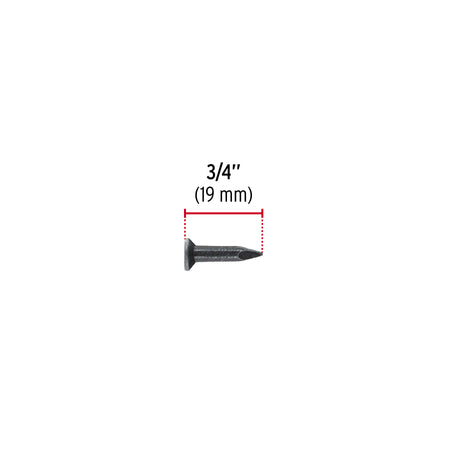 Kilo de clavos para concreto 3/4'negros, caja de 25kg, FIERO