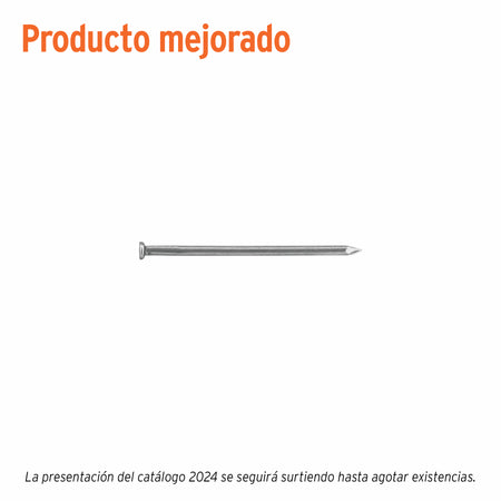 Kilo de clavo estándar 2-1/2' con cabeza en caja de 10 kg