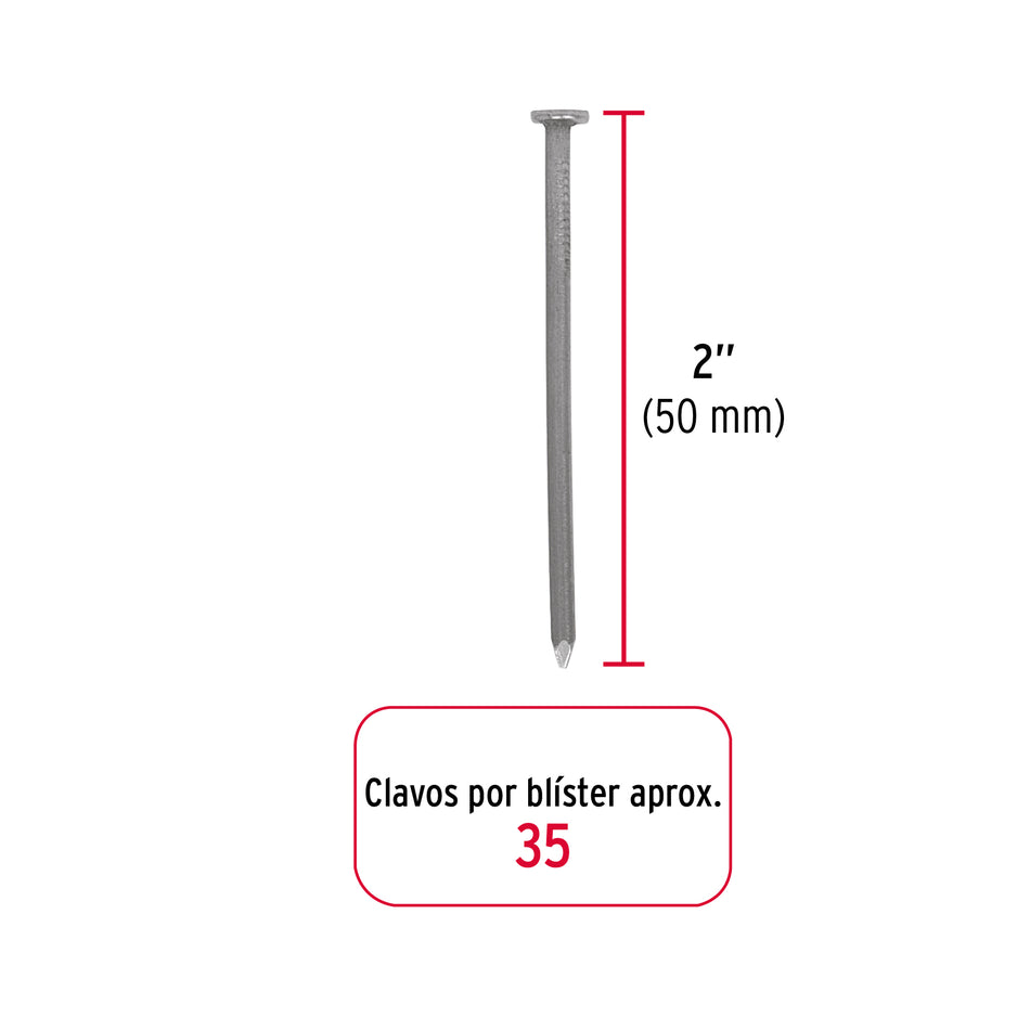 Blisterclavos estandar con cabeza FIERO 2"