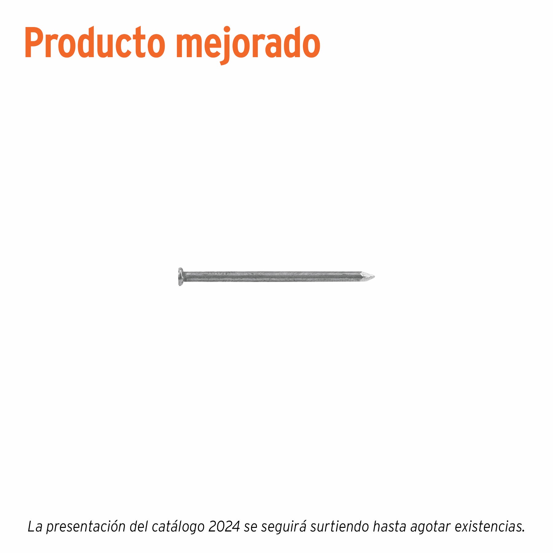 Bolsa con 1 kg de clavo estándar 2' con cabeza, FIERO