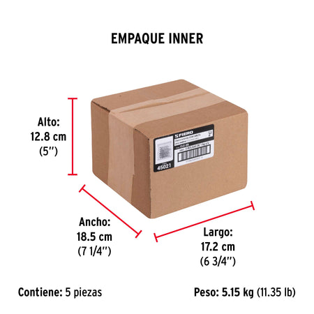 Bolsa con 1 kg de clavo estándar 2' con cabeza, FIERO