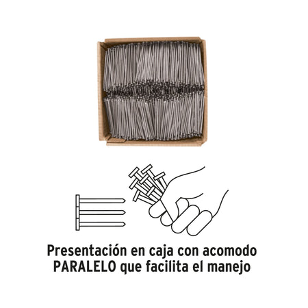 Kilo de clavo estándar 3-1/2' con cabeza en caja de 10 kg