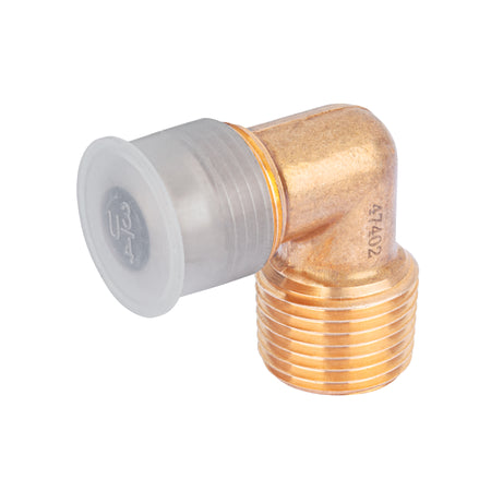 Codo terminal a 90° de laton 1/2 x 1/2" FOSET