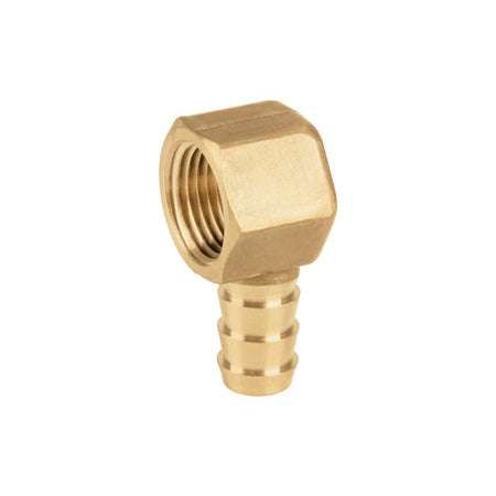 Codo estufa a 90° de laton con espiga de 3/8" FOSET