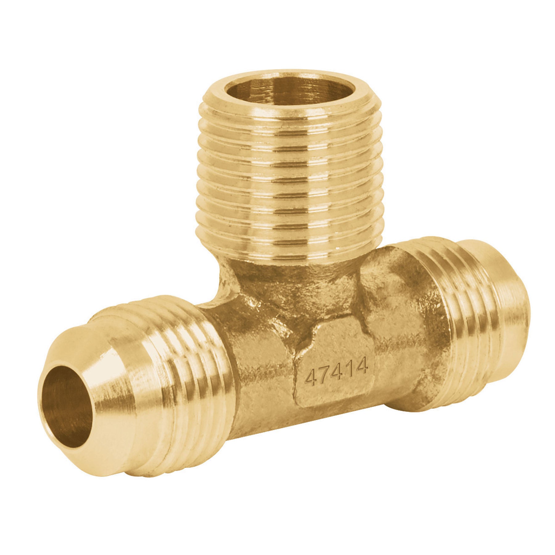 Tee terminal de laton centro 3/8" FOSET