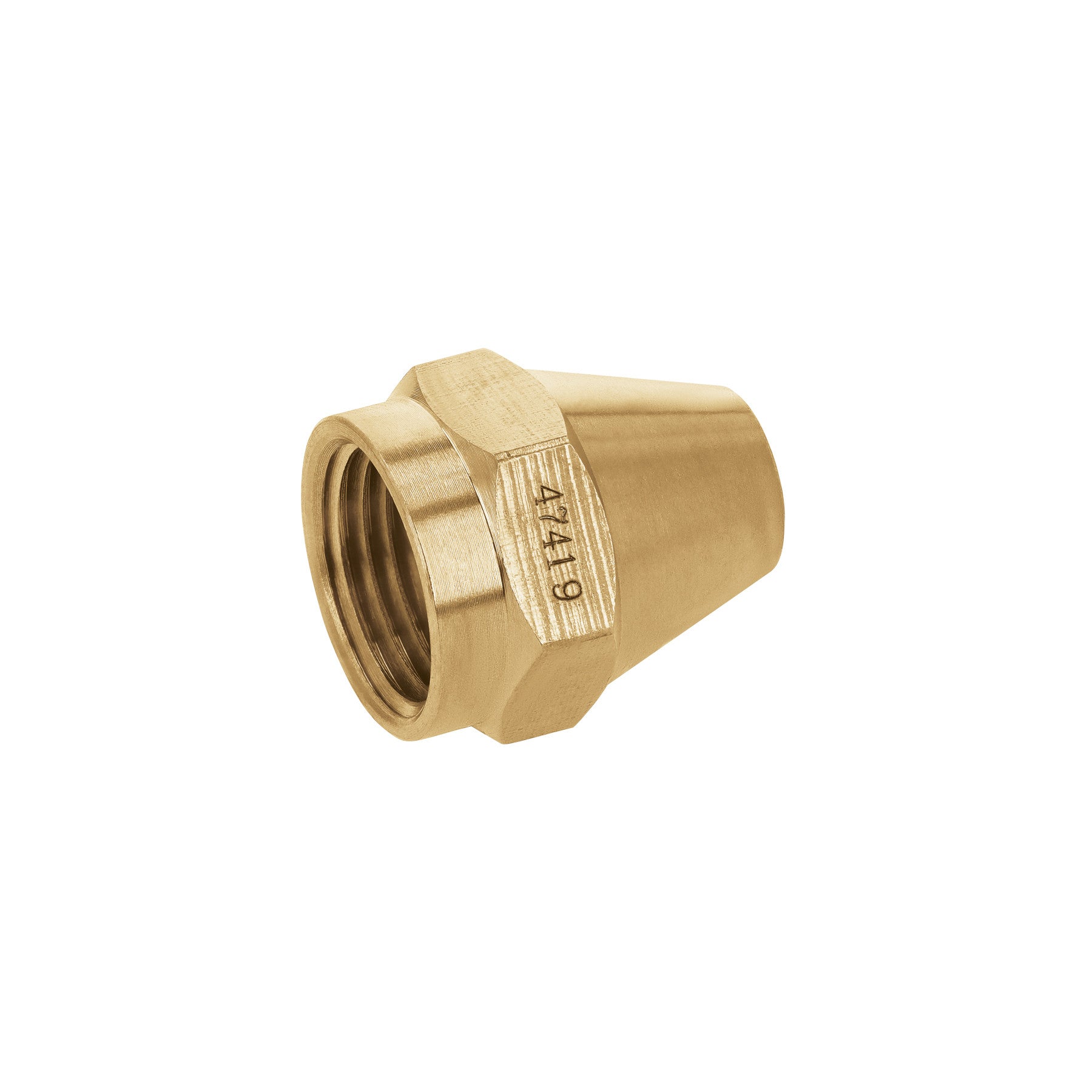 Tuerca conica de laton FOSET 3/8"