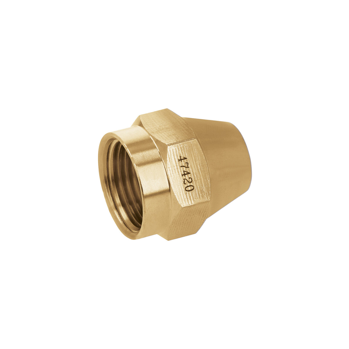 Tuerca conica de laton FOSET 1/2"