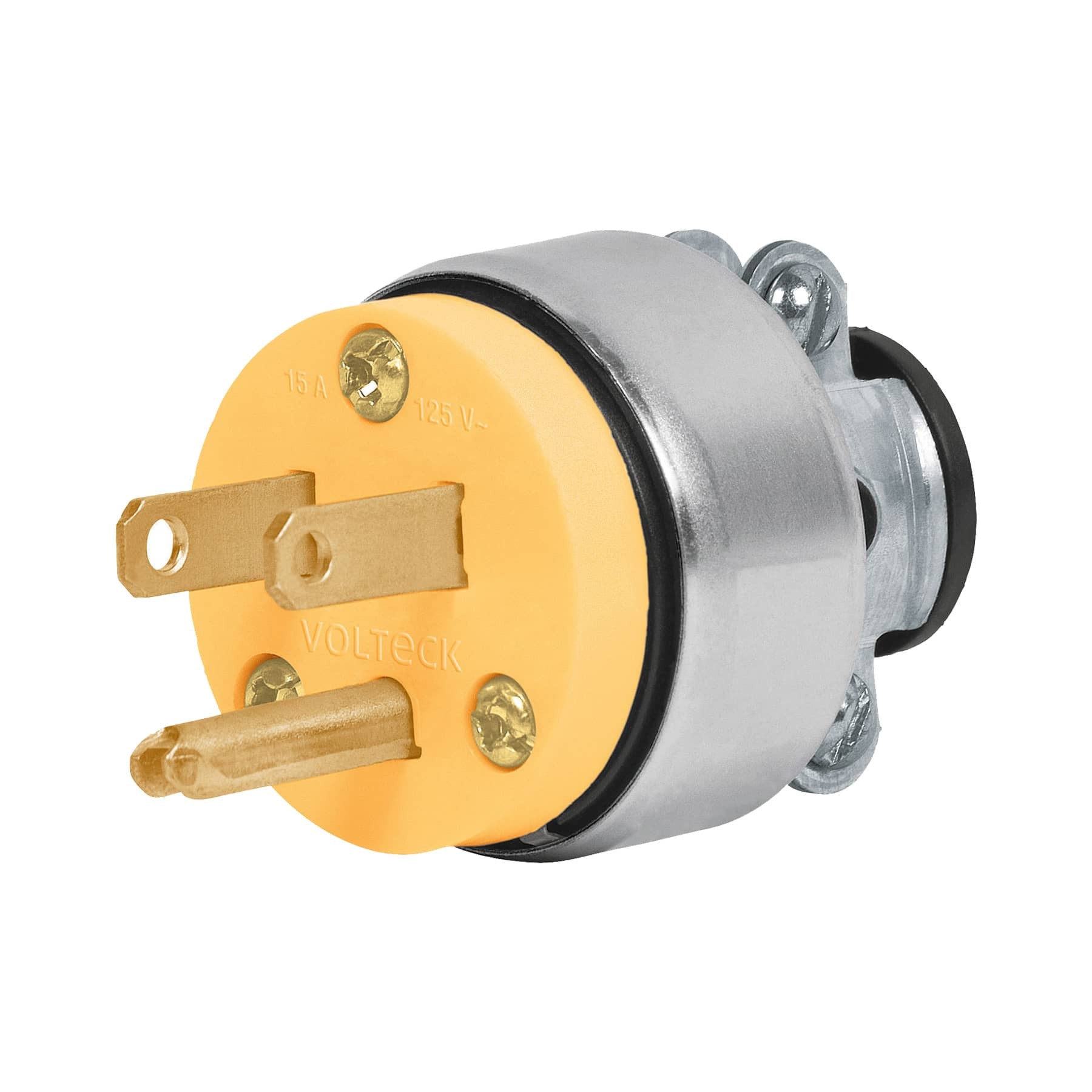 Clavija industrial blindada aterrizada 2 polos+tierra