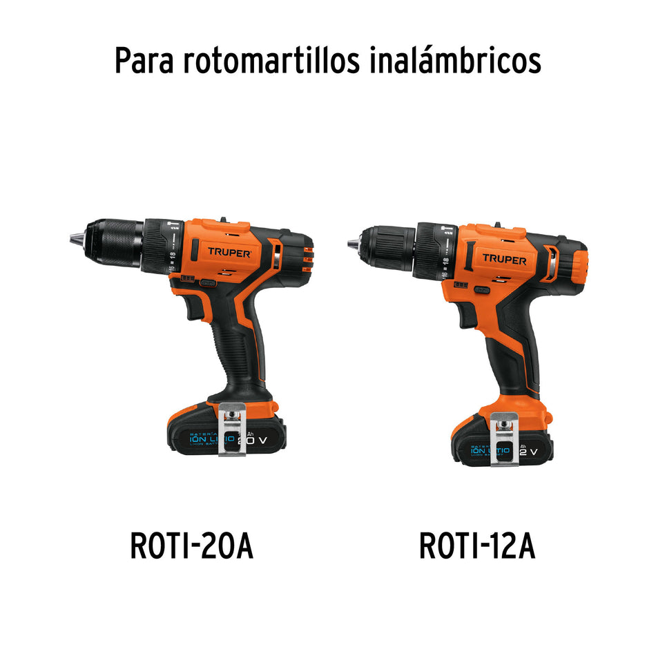 Clip para cinturón para ROTI-20N y TALI-20N, Truper