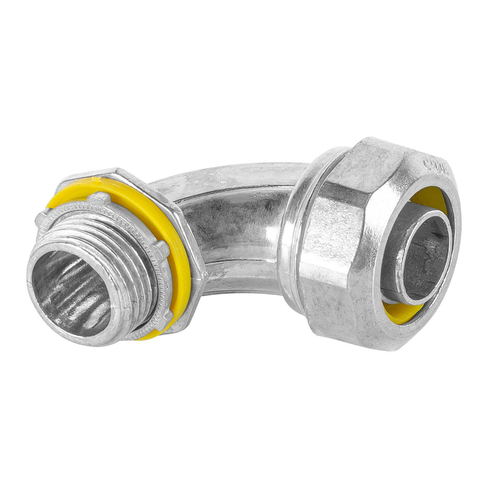 Conector curvo de 1/2' para tubo liquid tight, Volteck 1/2'