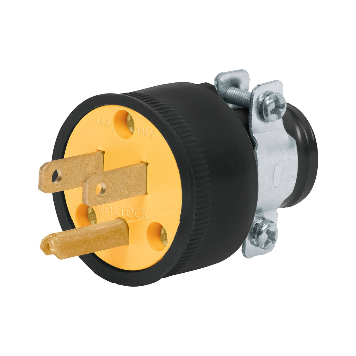 Clavija industrial reforzada aterrizada 2 polos+tierra