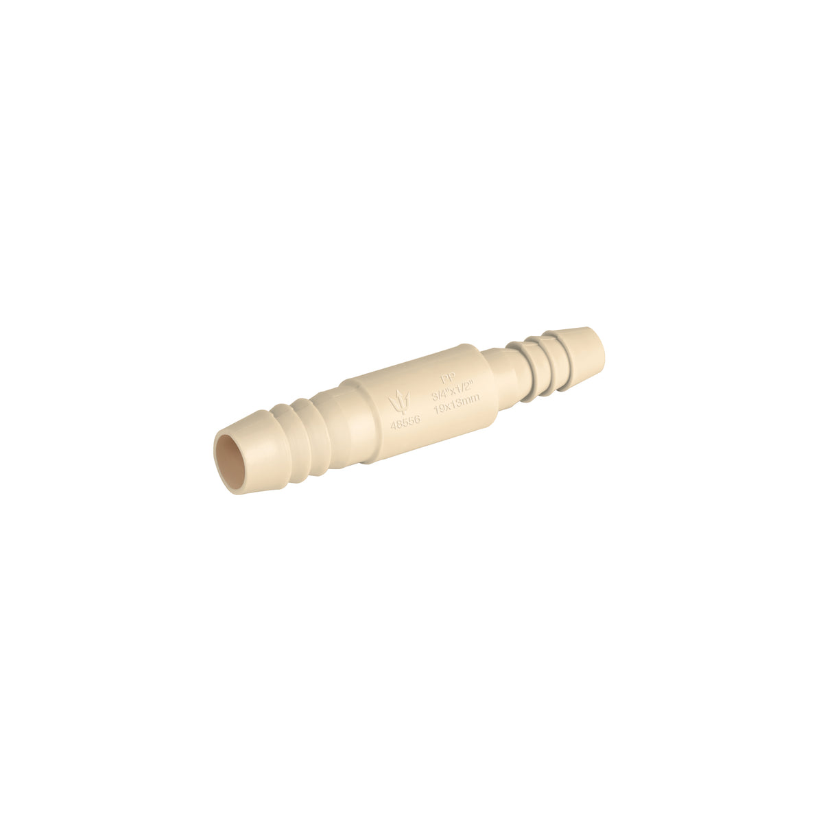 Cople reducido insercion de 3/4" x 1/2" de polipropileno