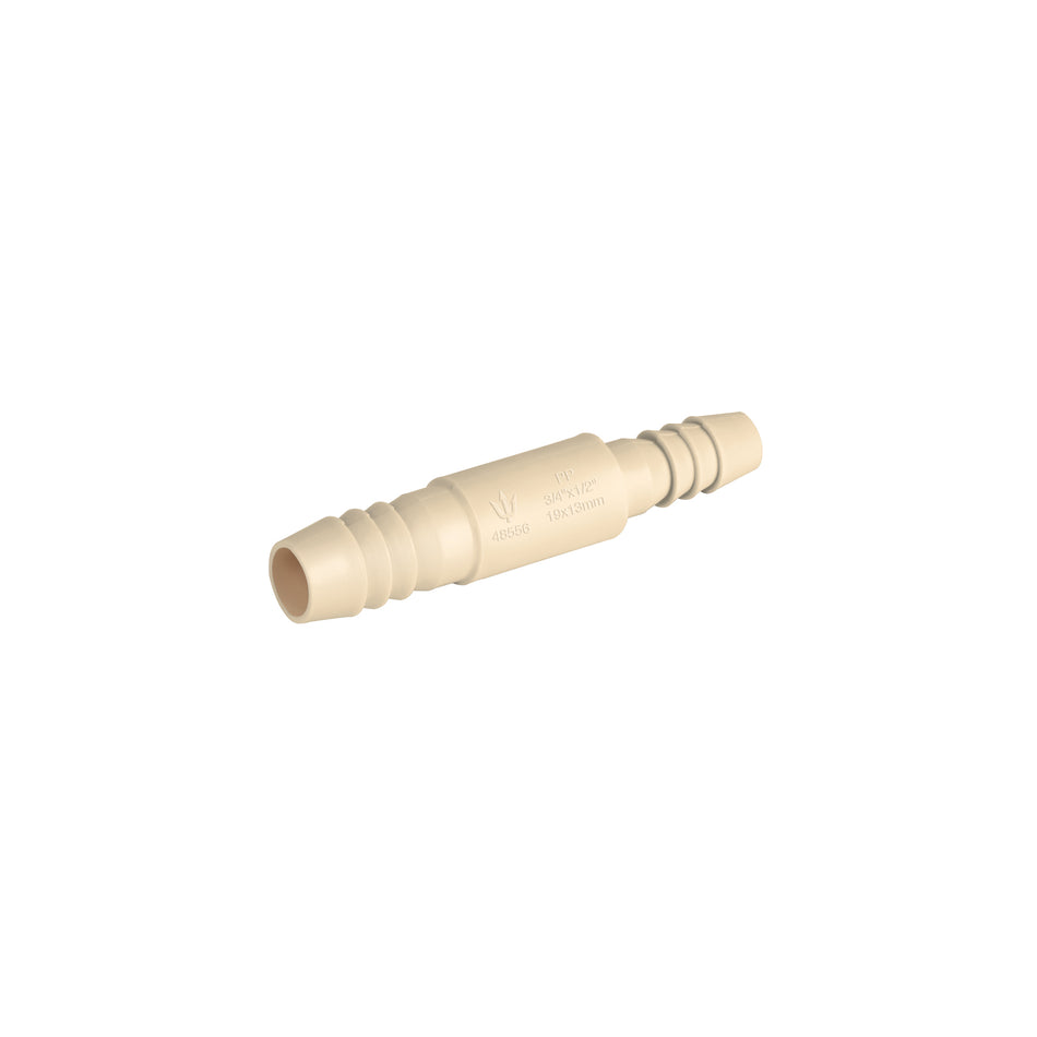 Cople reducido insercion de 3/4" x 1/2" de polipropileno