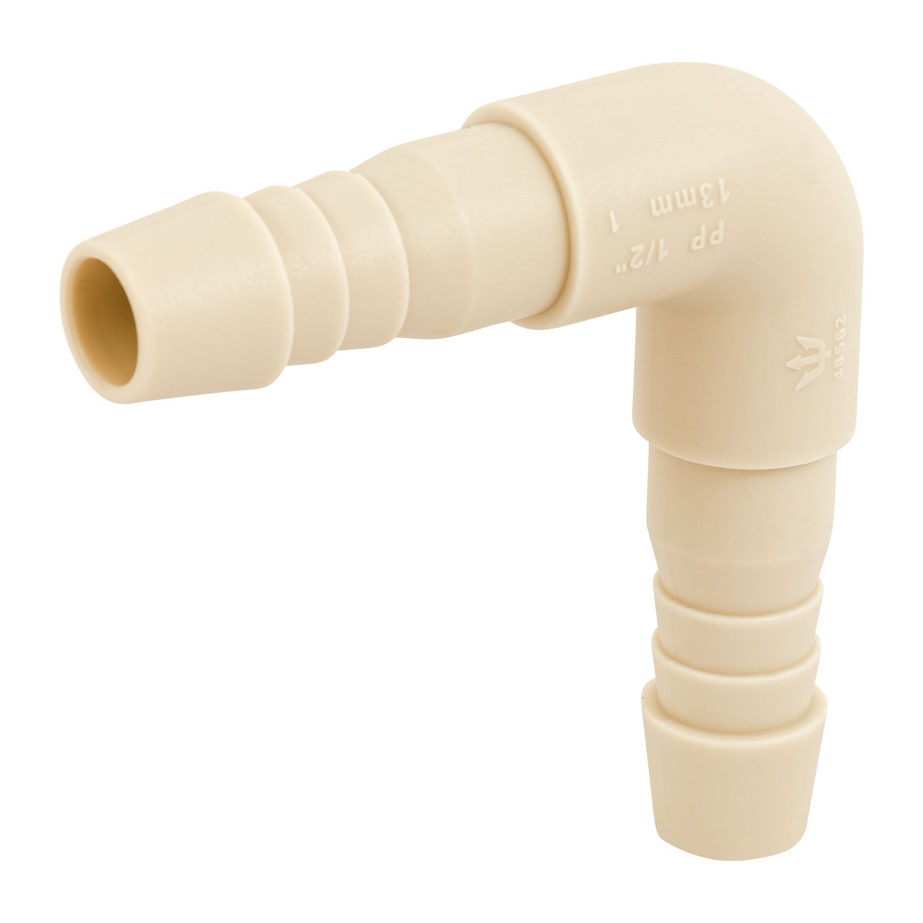 Codo 90° insercion de de polipropileno FOSET 1/2"