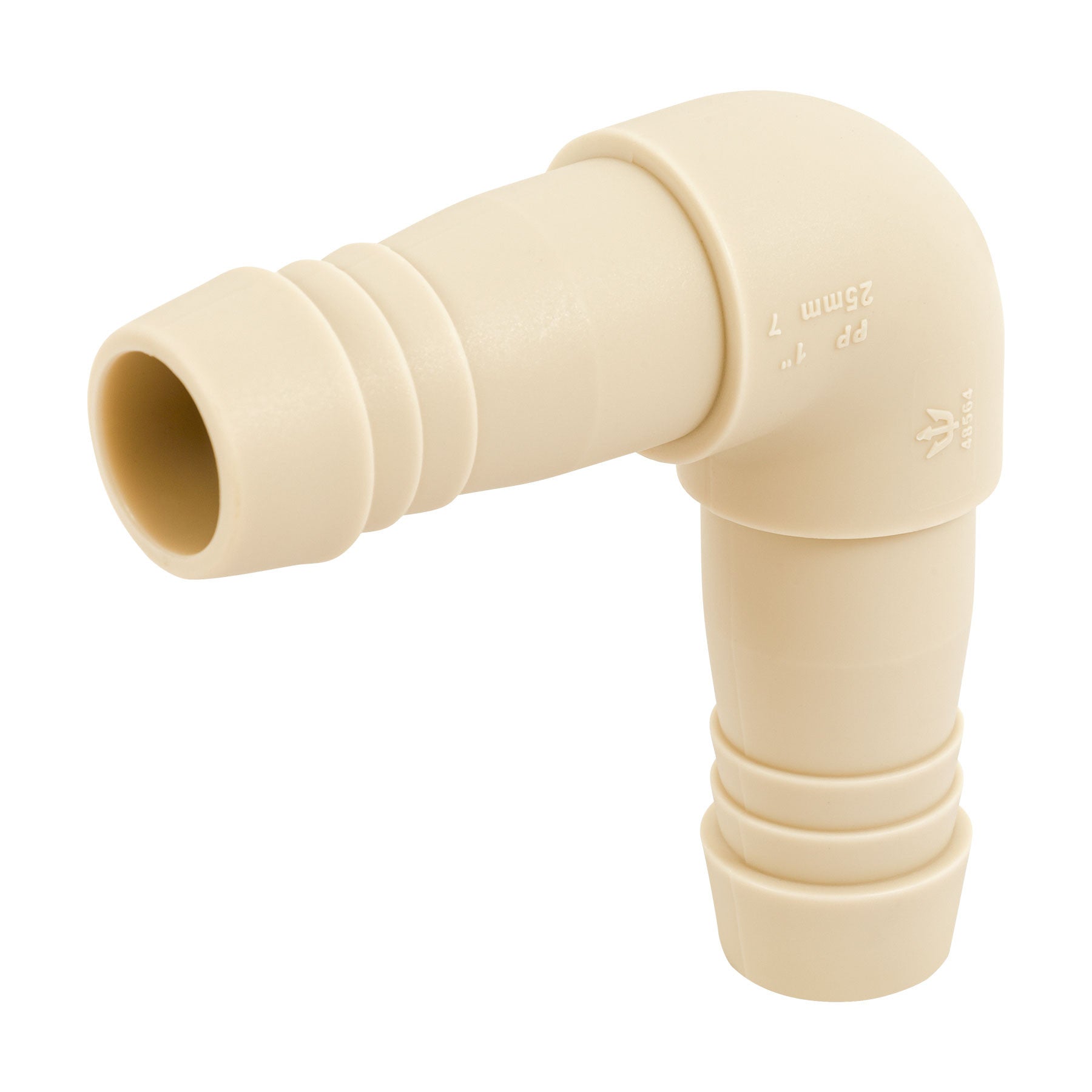 Codo 90° insercion de de polipropileno FOSET 1"