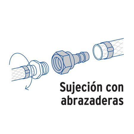 Adaptador insercion rosca interior de x FOSET 1/2"