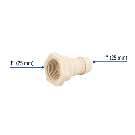 Adaptador insercion rosca interior de 1x1" FOSET