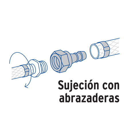 Adaptador insercion rosca interior de 1x1" FOSET
