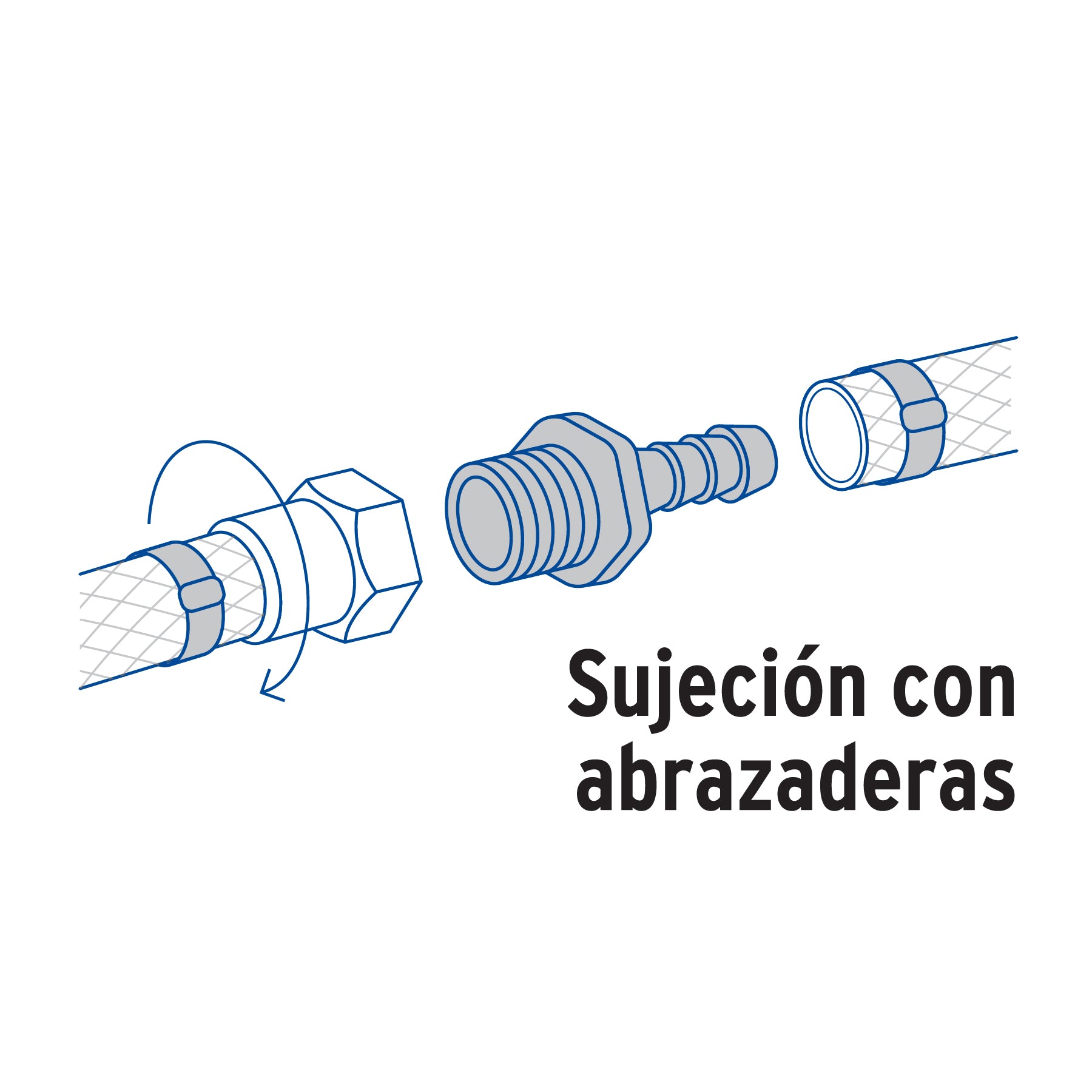 Adaptador inserción rosca exterior de 3/4' x 3/4', FOSET